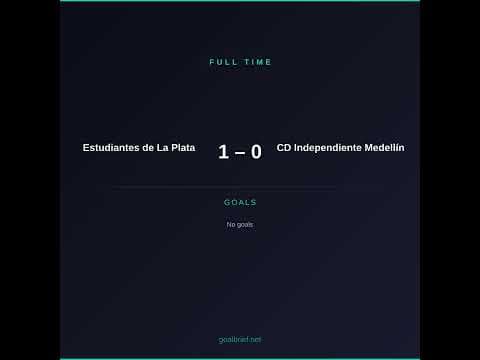 Estudiantes de La Plata 1-0 CD Independiente Medellín | Copa Libertadores